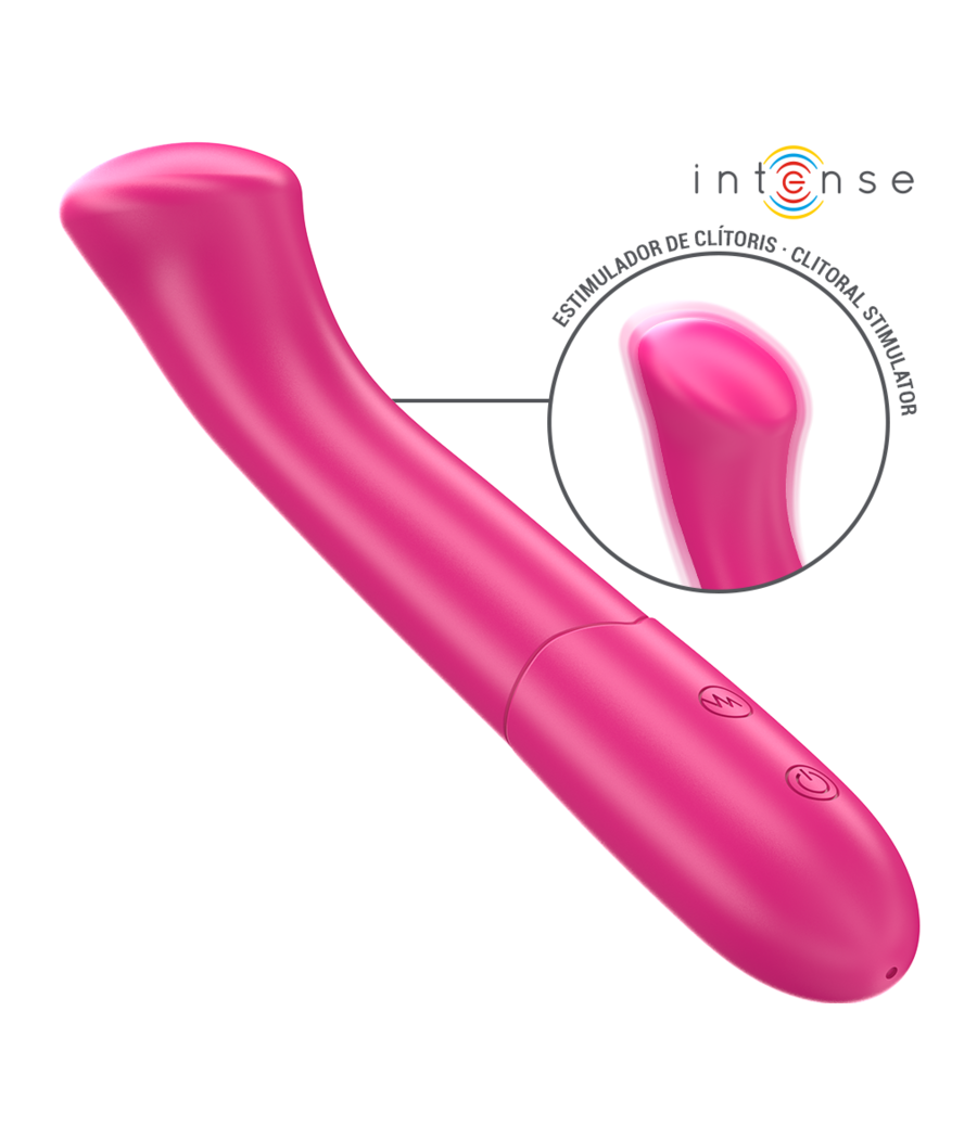 INTENSE - PATY VIBRATORE 19 CM FLESSIBILE 10 VIBRAZIONI MODELLO 2 ROSA