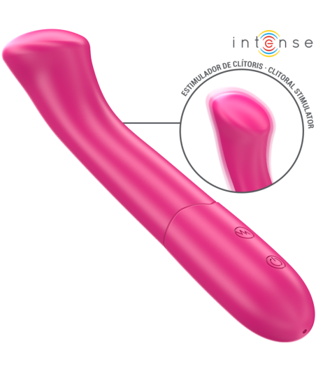 INTENSE - PATY VIBRATOR 19 CM FLEXIBLE 10 VIBRATIONS MODEL 2 PINK