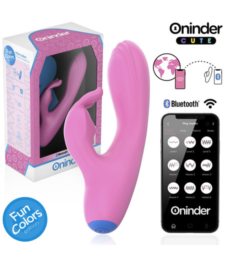 ONINDER CUTE - LOVE BUNNY VIBRADOR PUNTO G Y CLITORIS - APP MUNDIAL GRATUITA