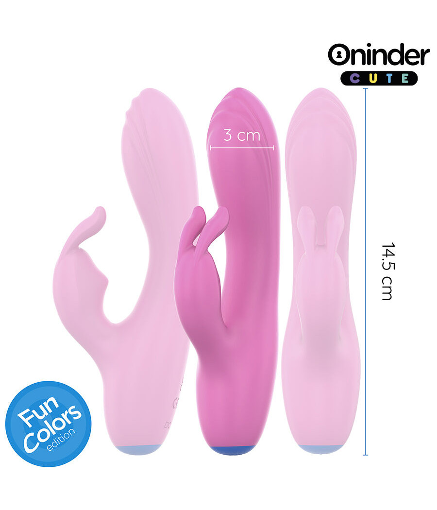 ONINDER CUTE - LOVE BUNNY VIBRATOR G-SPOT CLITORIS - FREE WORLDWIDE APP