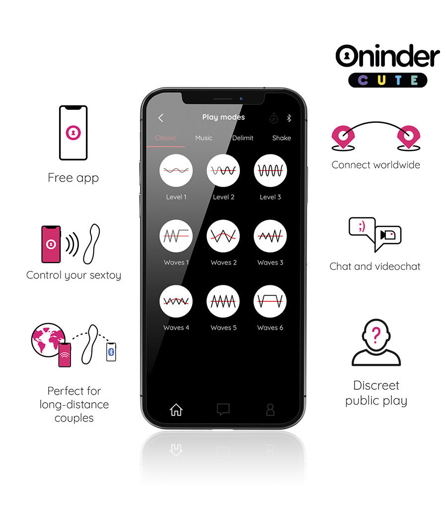 ONINDER CUTE - LOVE BUDDY MASTER G-SPOT VIBRATOR - KOSTENLOSE WELTWEITE APP