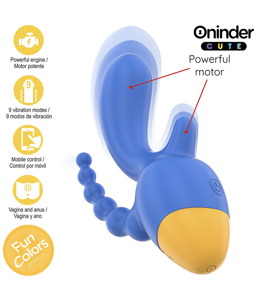 ONINDER CUTE - LOVE 3 SOME DREIFACHVIBRATOR - KOSTENLOSE WELTWEITE APP