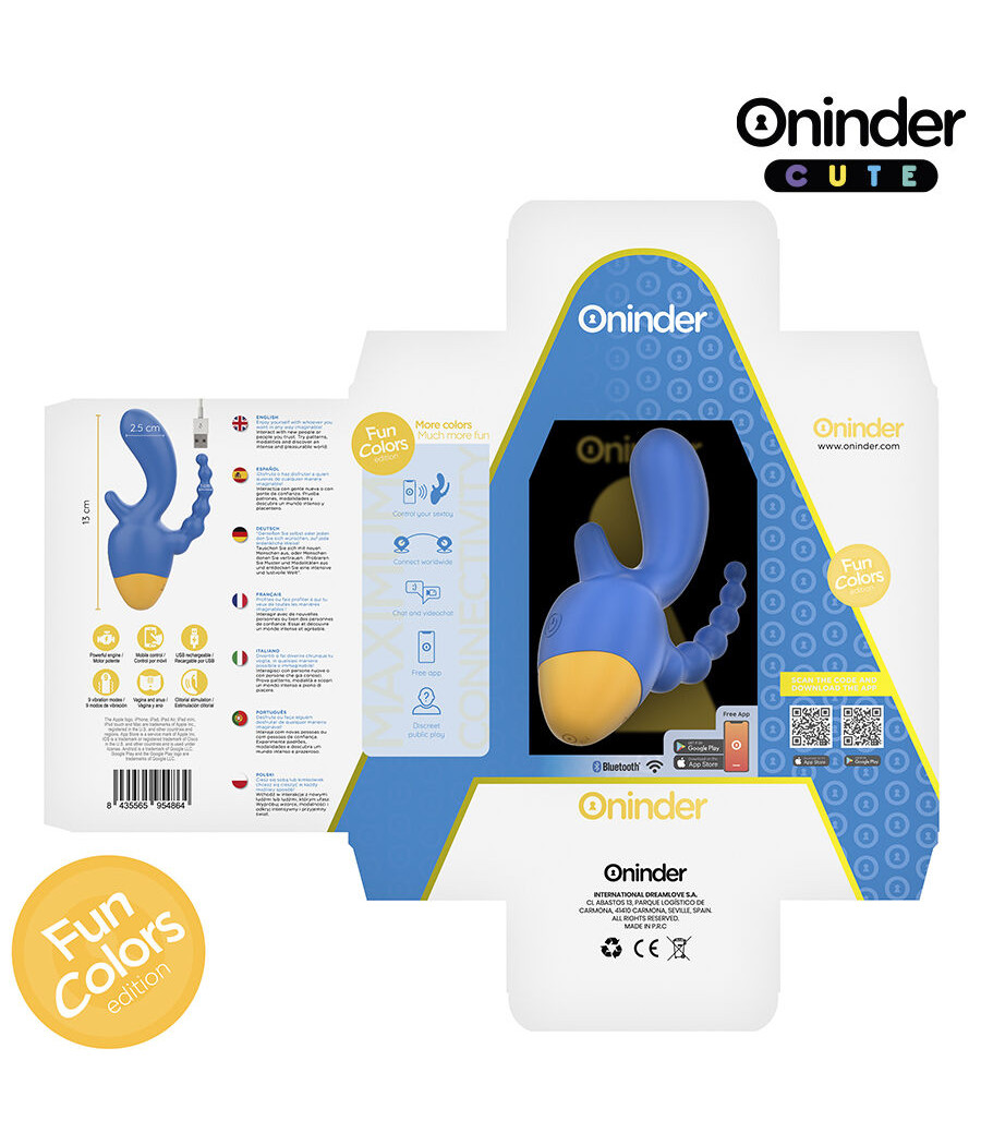 ONINDER CUTE - LOVE 3 SOME TRIPLE VIBRATEUR - APPLICATION GRATUITE DANS LE MONDE ENTIER