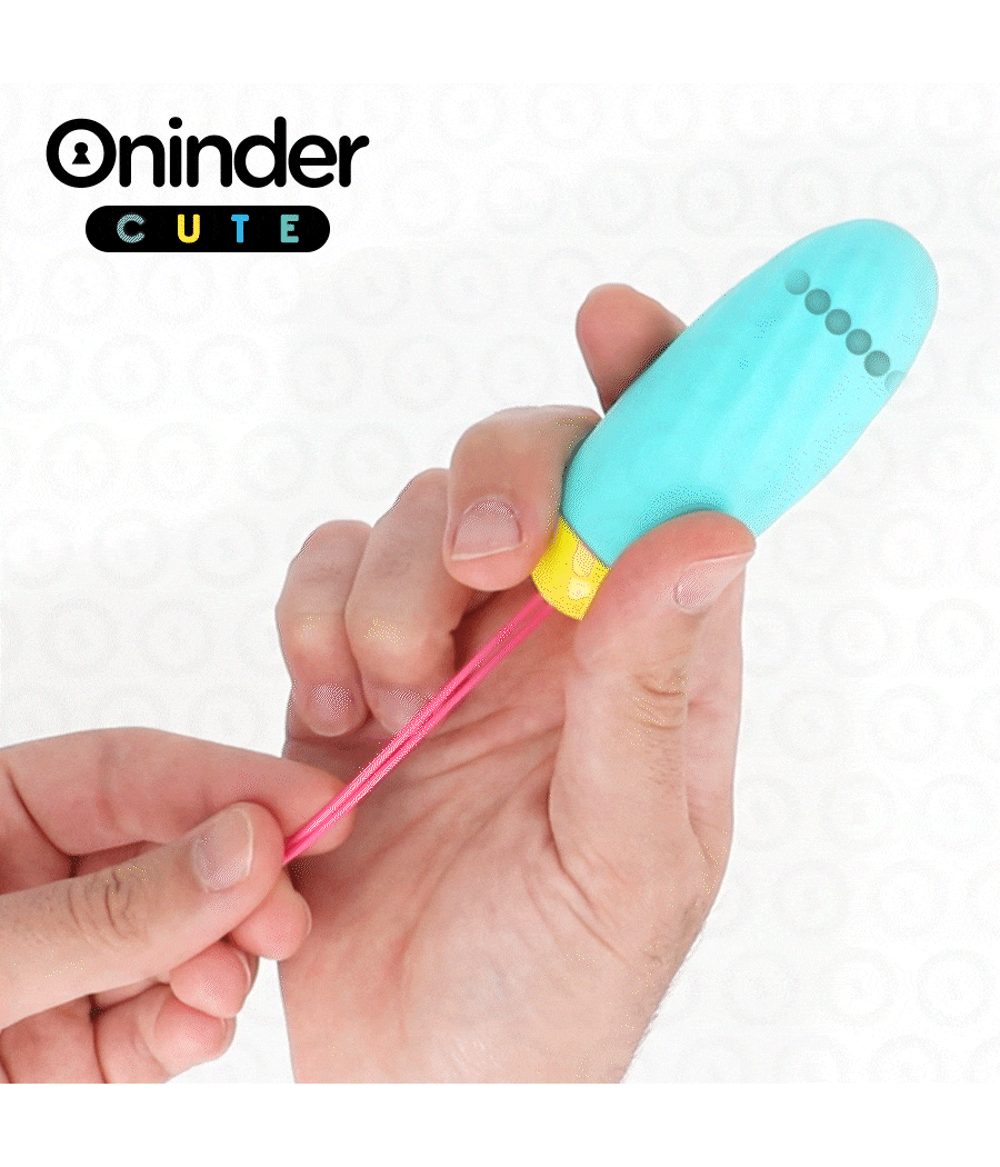 ONINDER CUTE - UOVO VIBRANTE LOVE PLEASURE - GEMME ROTANTI IN SILICONE - APP GLOBALE GRATUITA