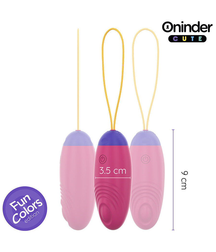 ONINDER CUTE - UOVO IN SILICONE CON VIBRO-ONDA E PIACERE - APP GLOBALE GRATUITA