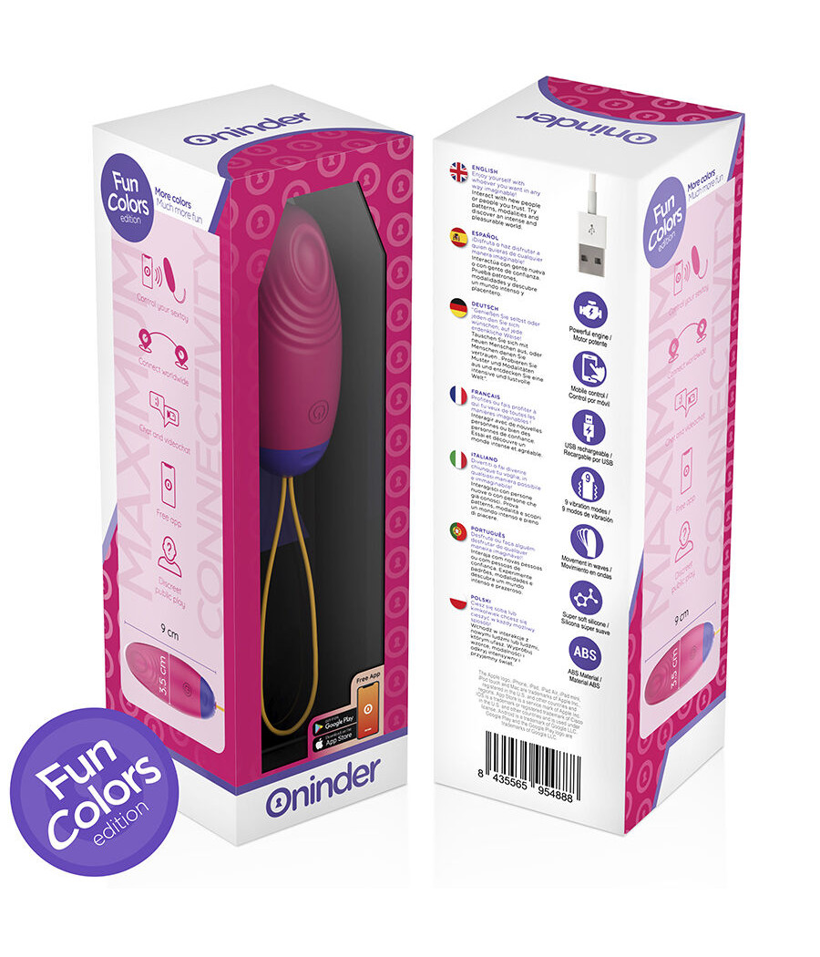 ONINDER CUTE - LOVE PLEASURE HUEVO VIBRO-WAVE TAPPING SILICONA - APP MUNDIAL GRATUITA