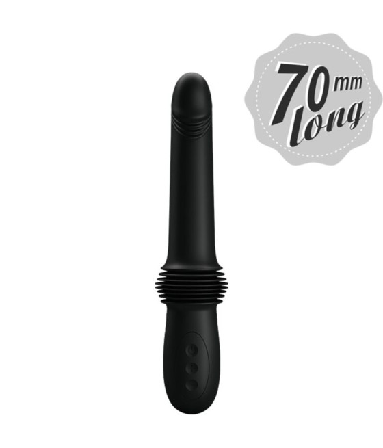 PRETTY LOVE - VIBRATORE PAZUZU 3 MODALITÀ DI SPINTA NERO