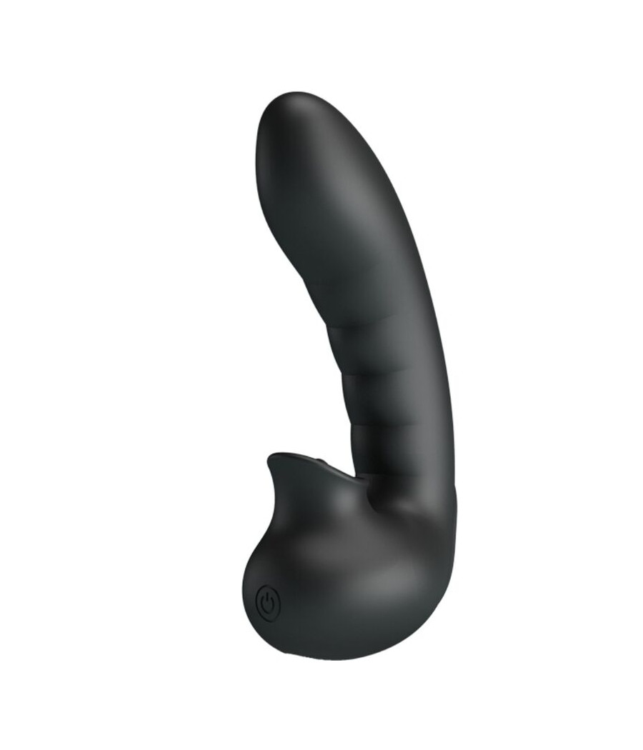 PRETTY LOVE - HOBGOBLIN VIBRATING FINGER CASE 12 VIBRATIONS + CLITORIS STIMULATOR BLACK