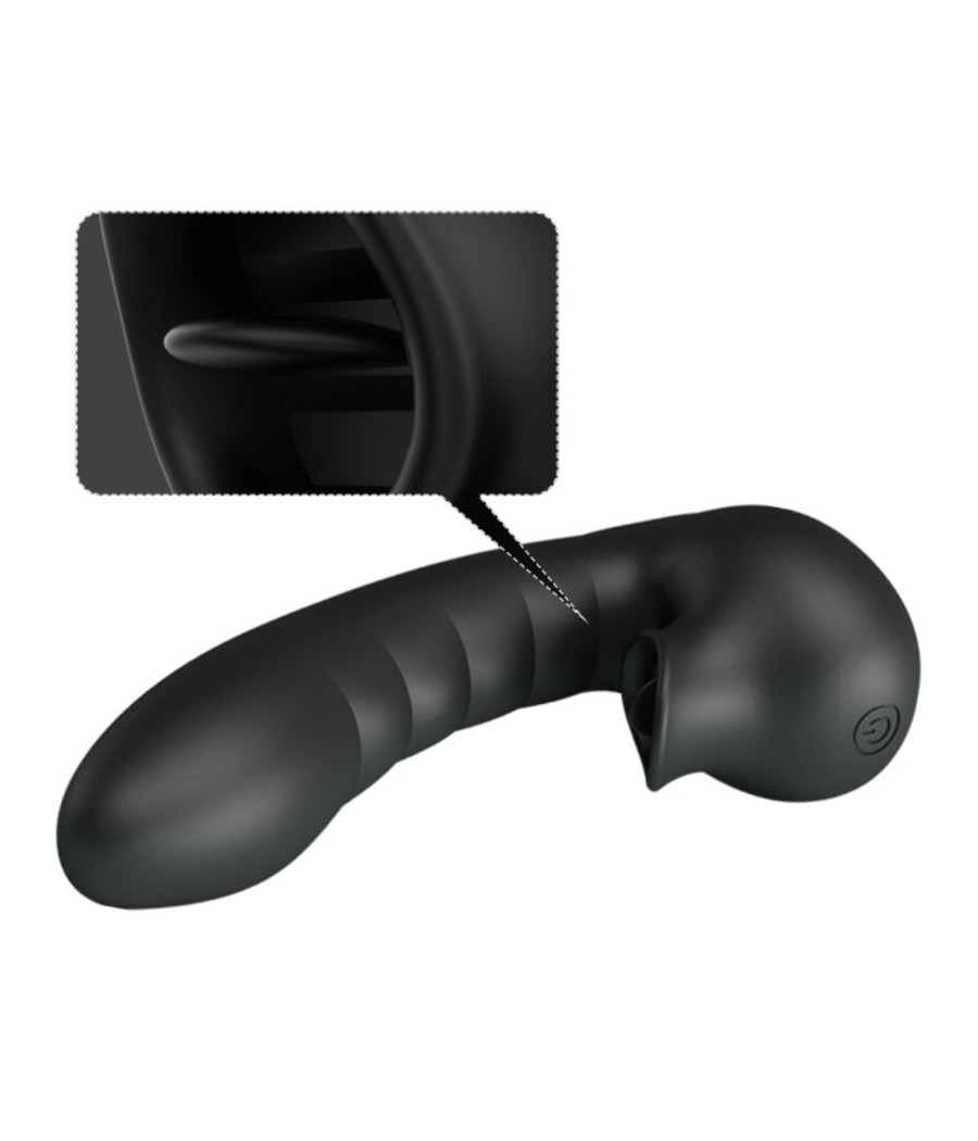 PRETTY LOVE - HOBGOBLIN VIBRATING FINGER CASE 12 VIBRATIONS + CLITORIS STIMULATOR BLACK