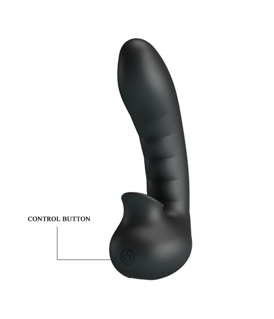 PRETTY LOVE - HOBGOBLIN VIBRATING FINGER CASE 12 VIBRATIONS + CLITORIS STIMULATOR BLACK
