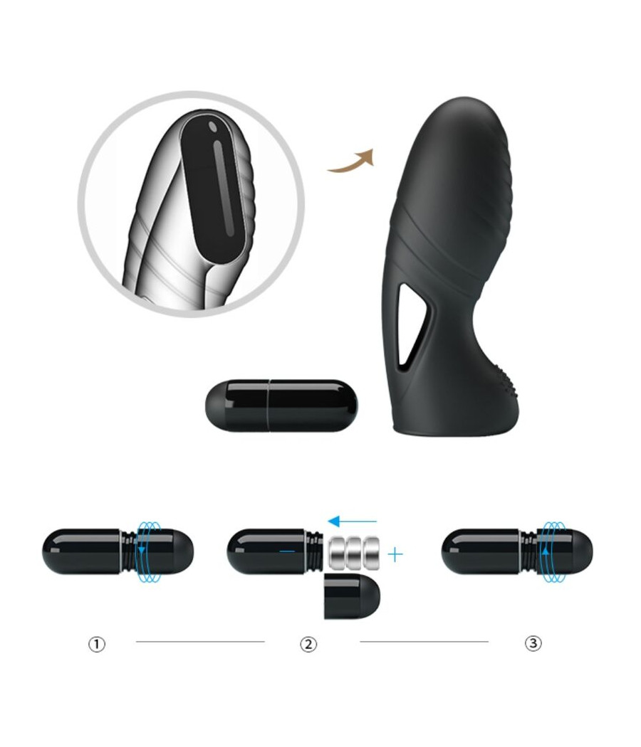 PRETTY LOVE - ALAN SILIKON-FINGERVIBRATOR SCHWARZ