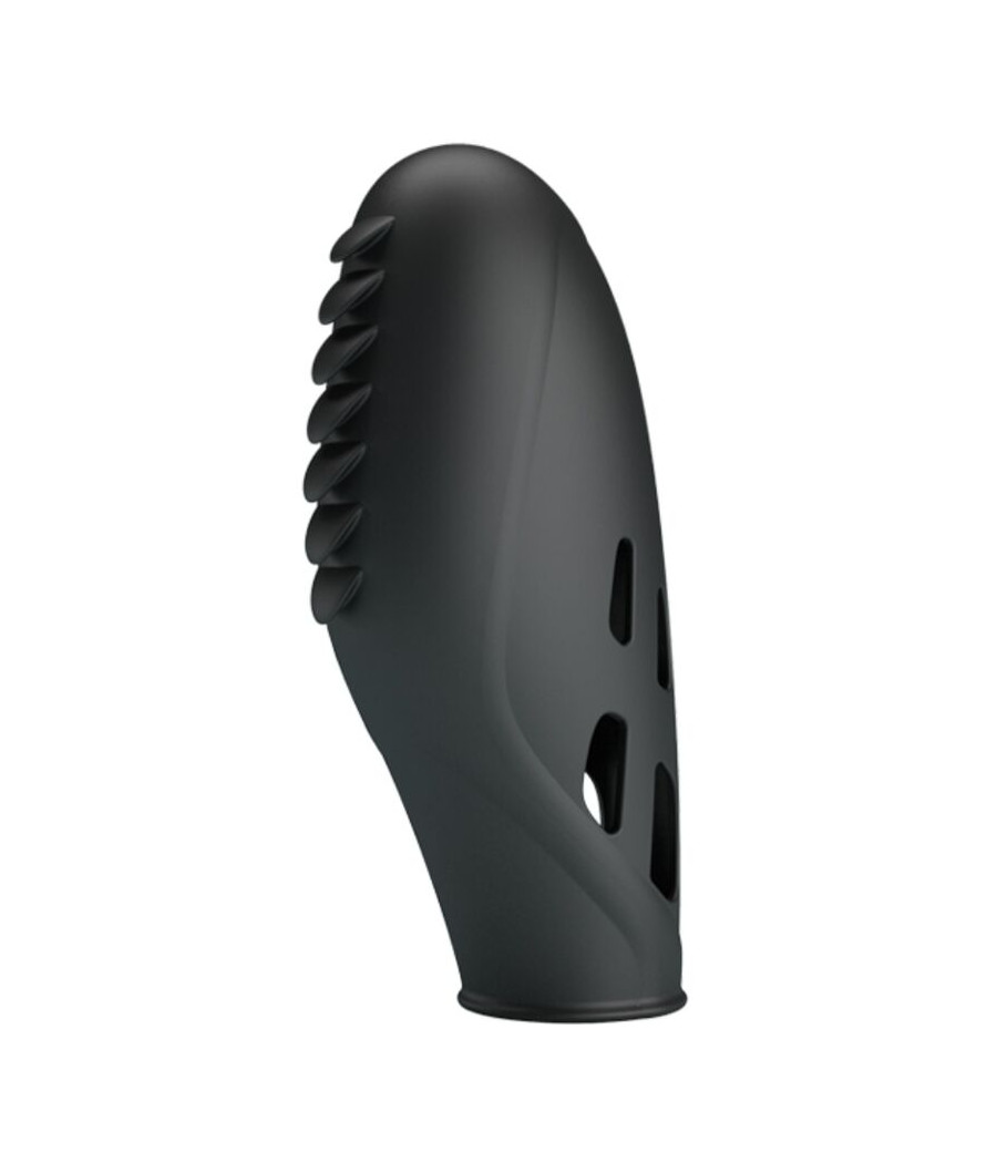 PRETTY LOVE - VIBRATEUR DOIGT EN SILICONE GILO NOIR