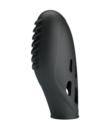 PRETTY LOVE - VIBRATEUR DOIGT EN SILICONE GILO NOIR