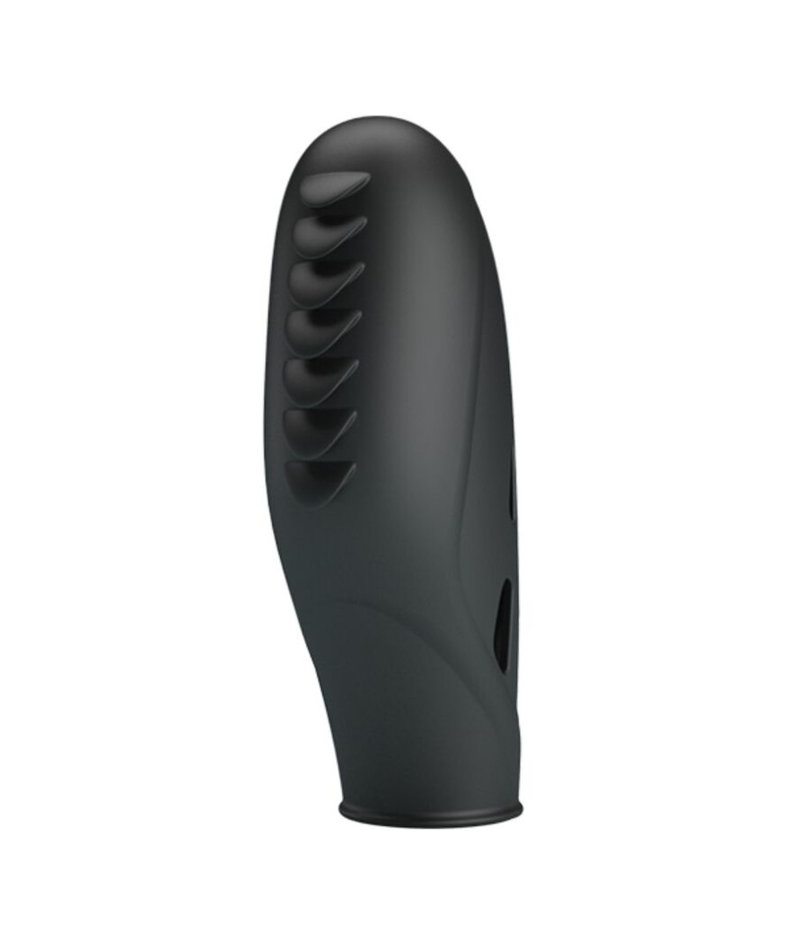 PRETTY LOVE - GILO SILICONE FINGER VIBRATOR BLACK