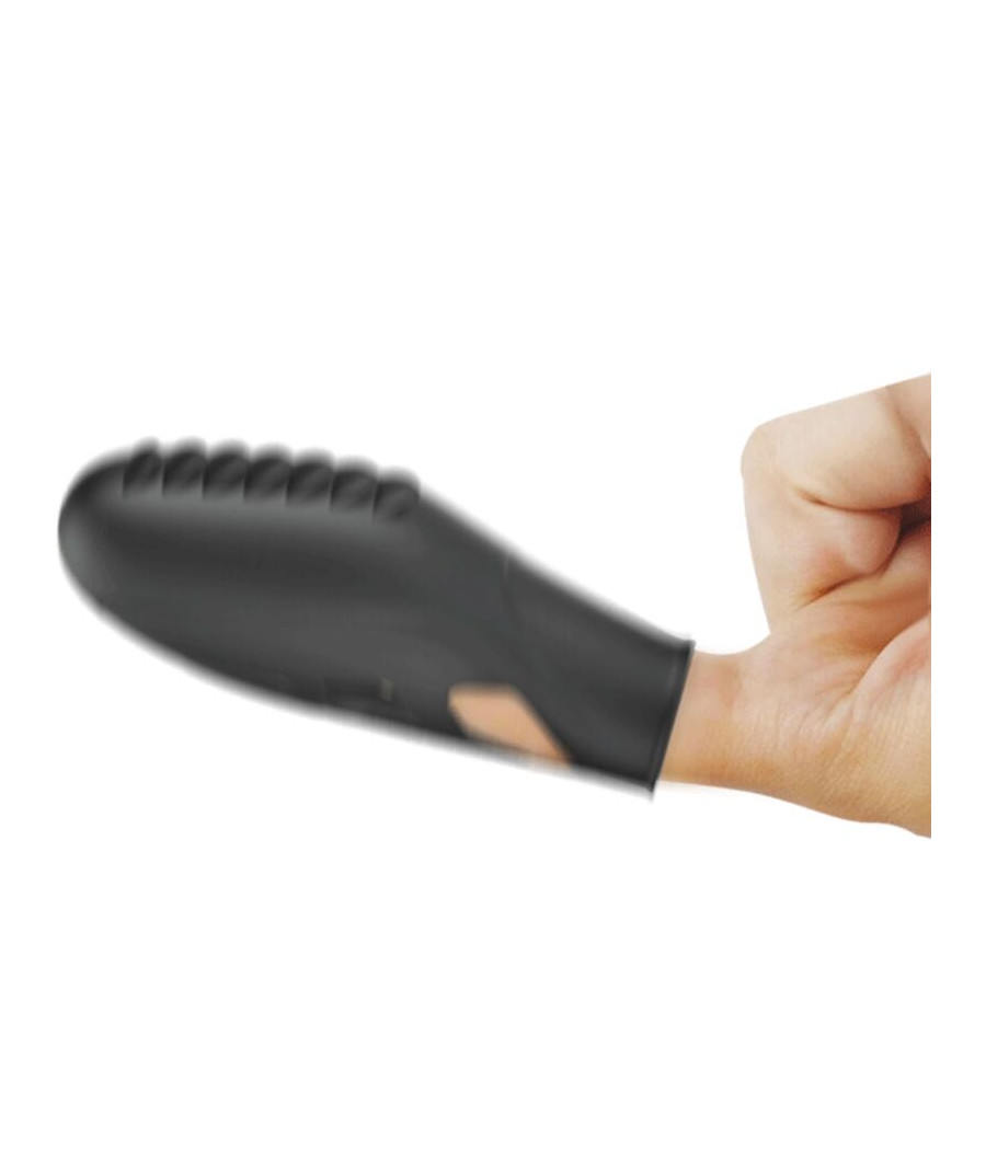 PRETTY LOVE - GILO SILICONE FINGER VIBRATOR BLACK