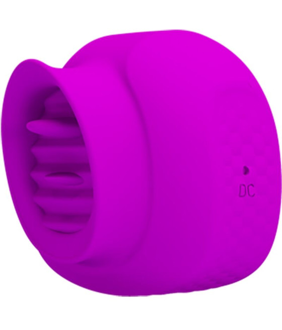 PRETTY LOVE - ESTELLE TONGUE CLITORIS STIMULATOR 12 VIBRAÇÕES ROXO