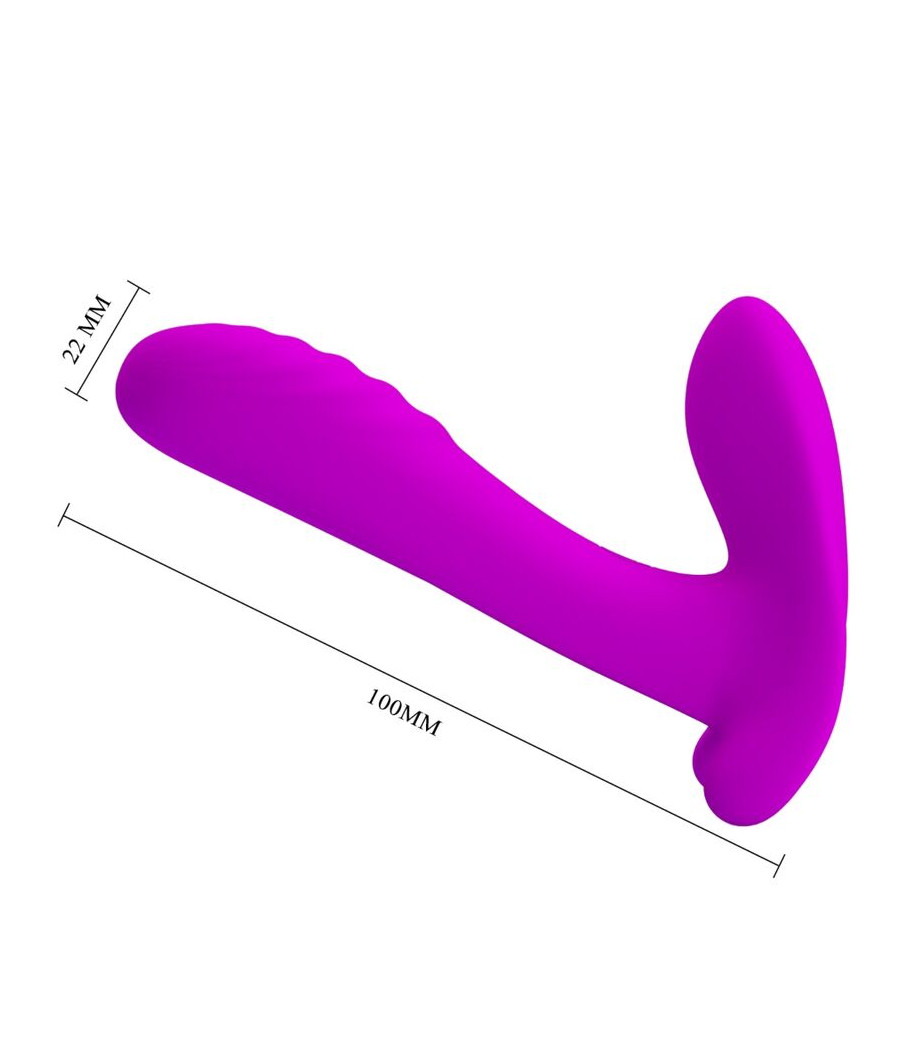 PRETTY LOVE - MASSAGEADOR E VIBRADOR 12 VIBRAÇÕES CONTROLE REMOTO ROXO