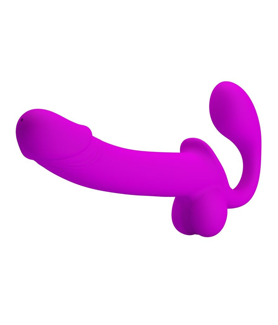 PRETTY LOVE - KELPIE DOUBLE STRAP-ON STIMULATOR PURPLE