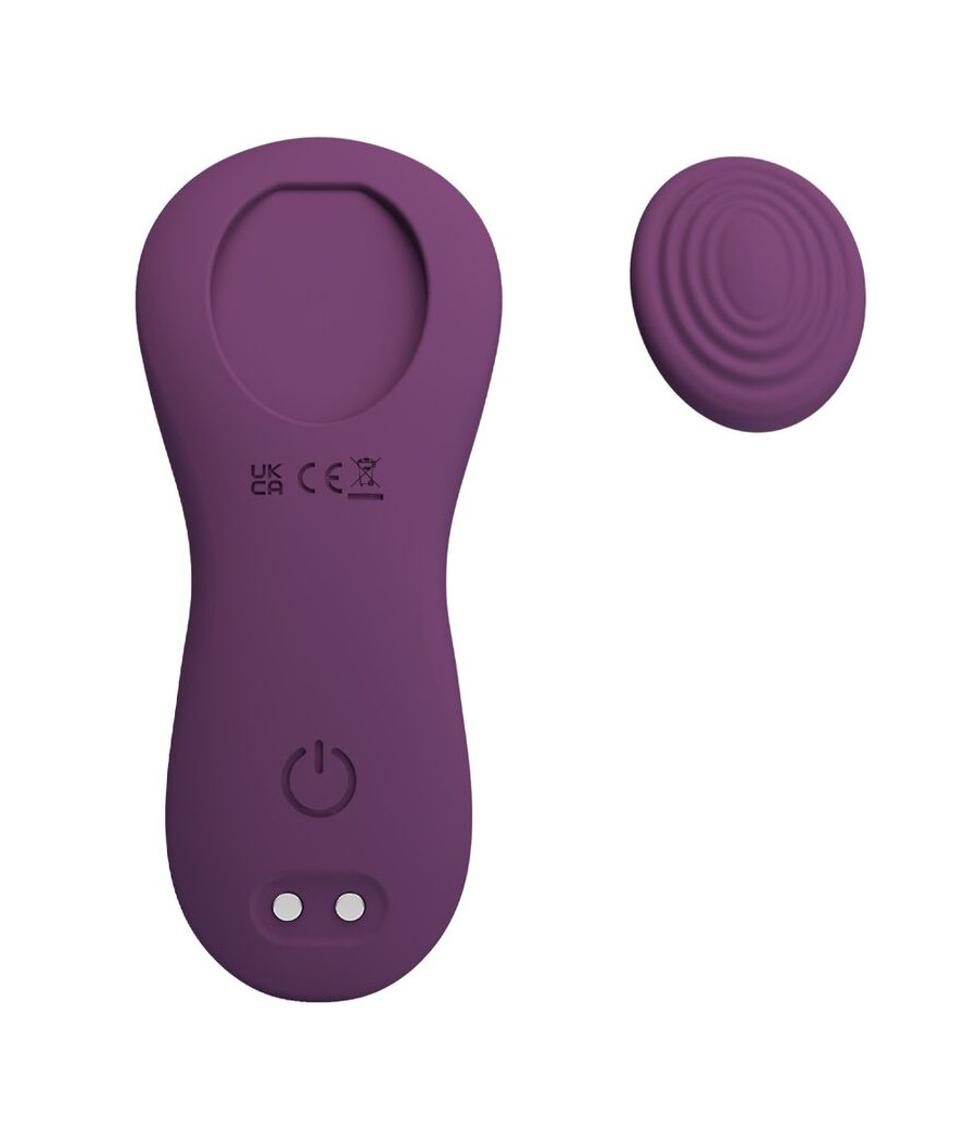 PRETTY LOVE - MANE LAY ON CLITORIS MASSAGER 10 VIBRATIONEN FERNBEDIENUNG LILA