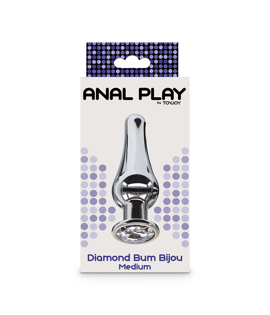 TOYJOY - PLUG ANAL MÉDIO DIAMOND BUM BIJOU ANAL PLAY