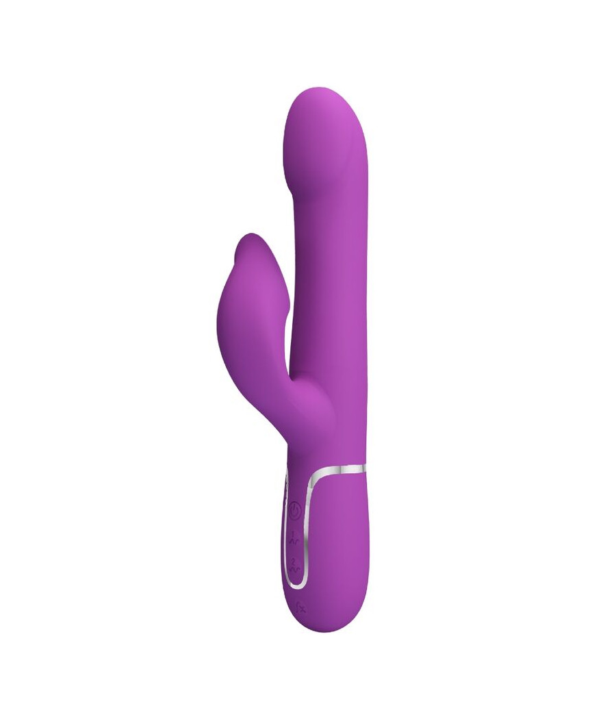 PRETTY LOVE - VIBRADOR E ESTIMULADOR MULTIFUNCIONAL 4 EM 1 ROXO