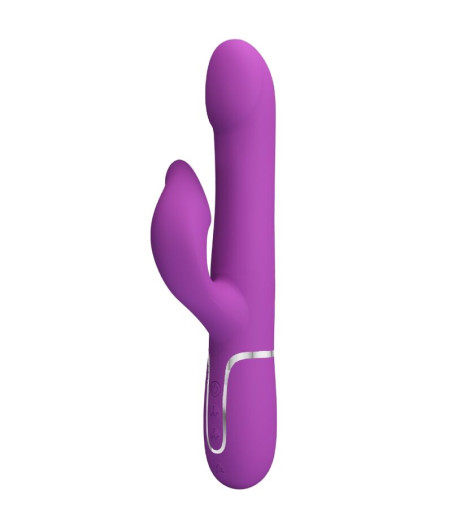 PRETTY LOVE - 4 IN 1 MULTIFUNCTION VIBRATOR & STIMULATOR PURPLE