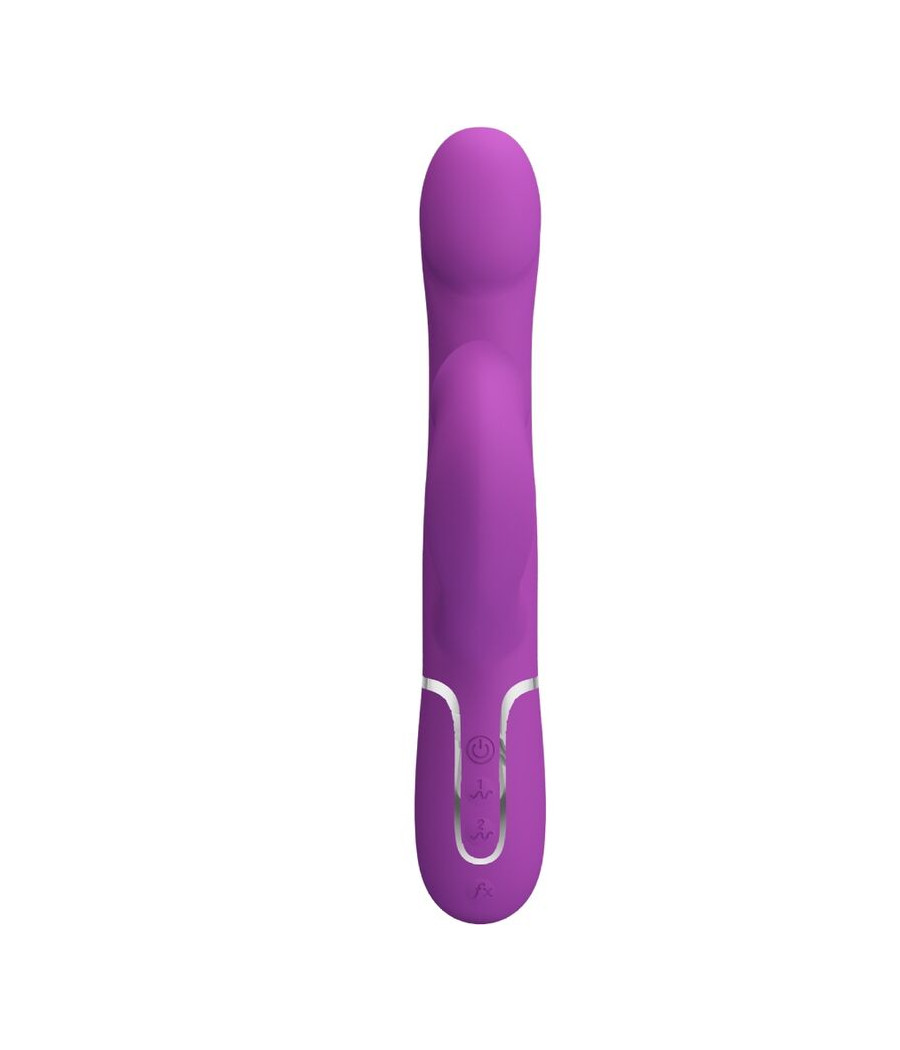 PRETTY LOVE - VIBRADOR & ESTIMULADOR MULTIFUNCIÓN 4 EN 1 MORADO