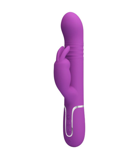 PRETTY LOVE - VIBRATEUR LAPIN MULTIFONCTION COALE 4 EN 1 VIOLET