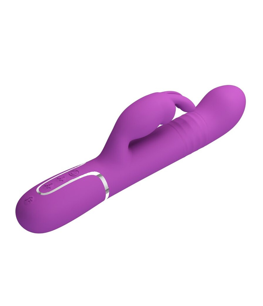 PRETTY LOVE - COALE 4 IN 1 MULTIFUNCTION RABBIT VIBRATOR  PURPLE