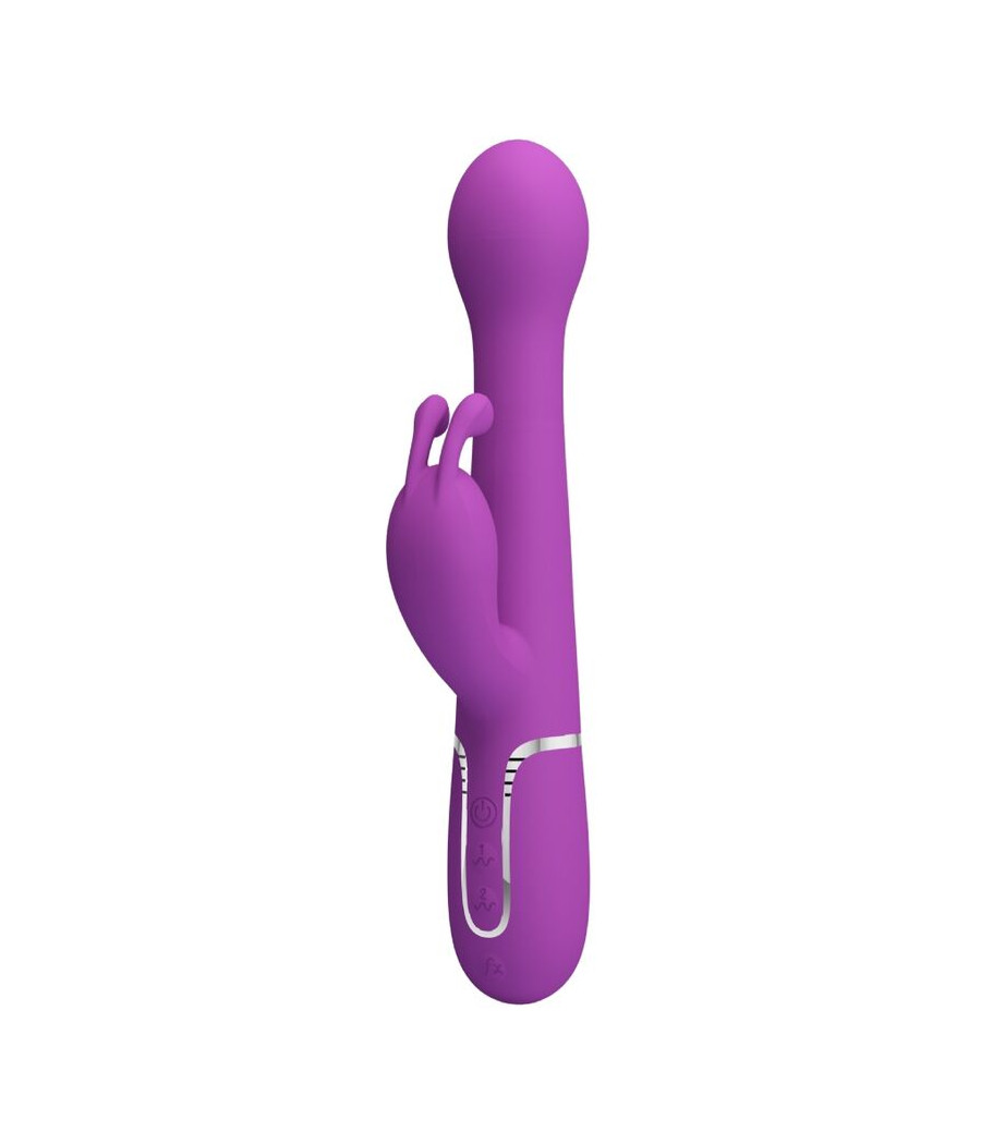 PRETTY LOVE - DEJON 3 EM 1 MULTIFUNCIONAL RABBIT VIBRADOR ROXO