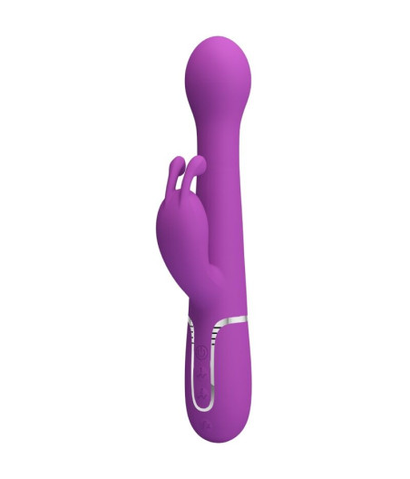 PRETTY LOVE - DEJON 3 IN 1 MULTIFUNCTION RABBIT VIBRATOR  PURPLE