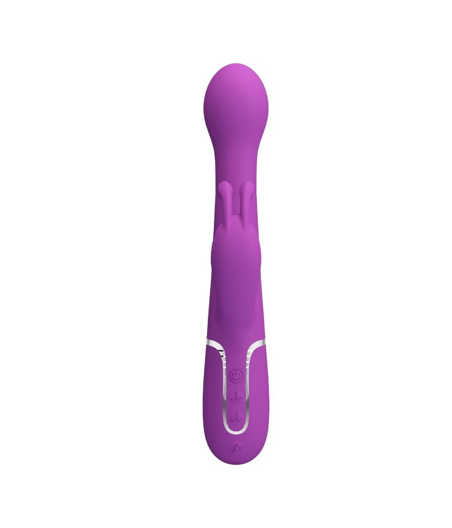 PRETTY LOVE - DEJON 3 IN 1 MULTIFUNCTION RABBIT VIBRATOR  PURPLE