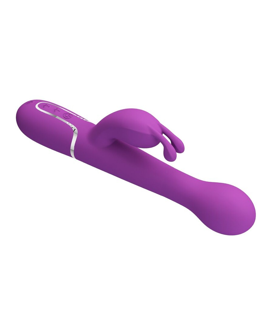 PRETTY LOVE - DEJON 3 IN 1 MULTIFUNCTION RABBIT VIBRATOR  PURPLE