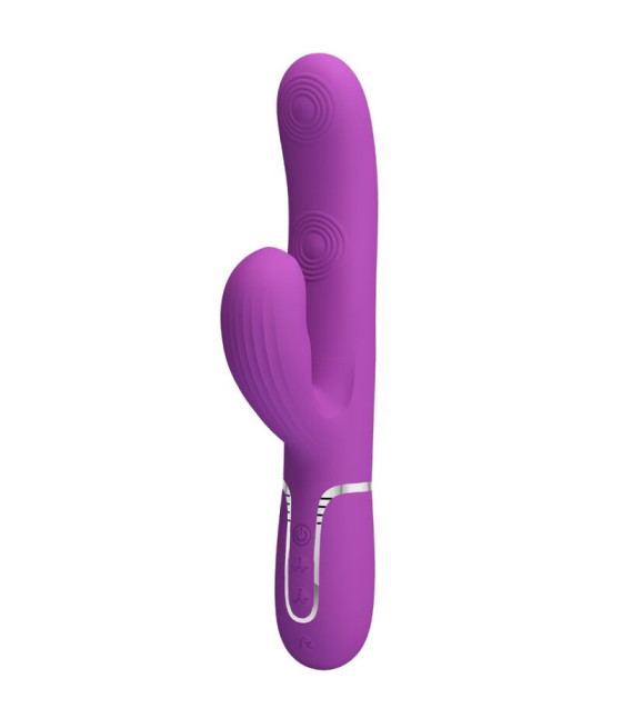 PRETTY LOVE - PERLITA 3 IN 1 MULTIFUNKTIONS-RABBIT-VIBRATOR LILA