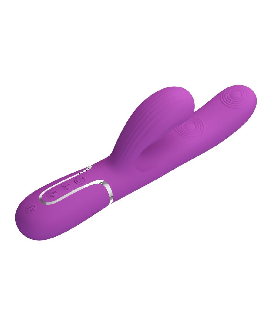 PRETTY LOVE - PERLITA 3 IN 1 VIBRATORE MULTIFUNZIONE CONIGLIO VIOLA