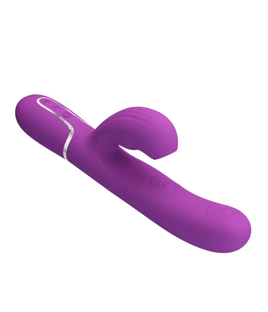 PRETTY LOVE - PERLITA 3 IN 1 VIBRATORE MULTIFUNZIONE CONIGLIO VIOLA