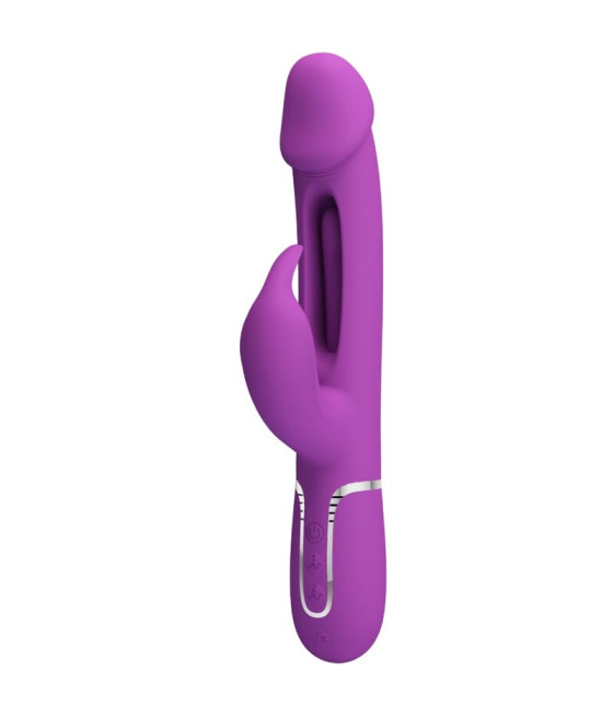 PRETTY LOVE - KAMPAS 3 EM 1 MULTIFUNCIONAL COELHO VIBRADOR ROXO