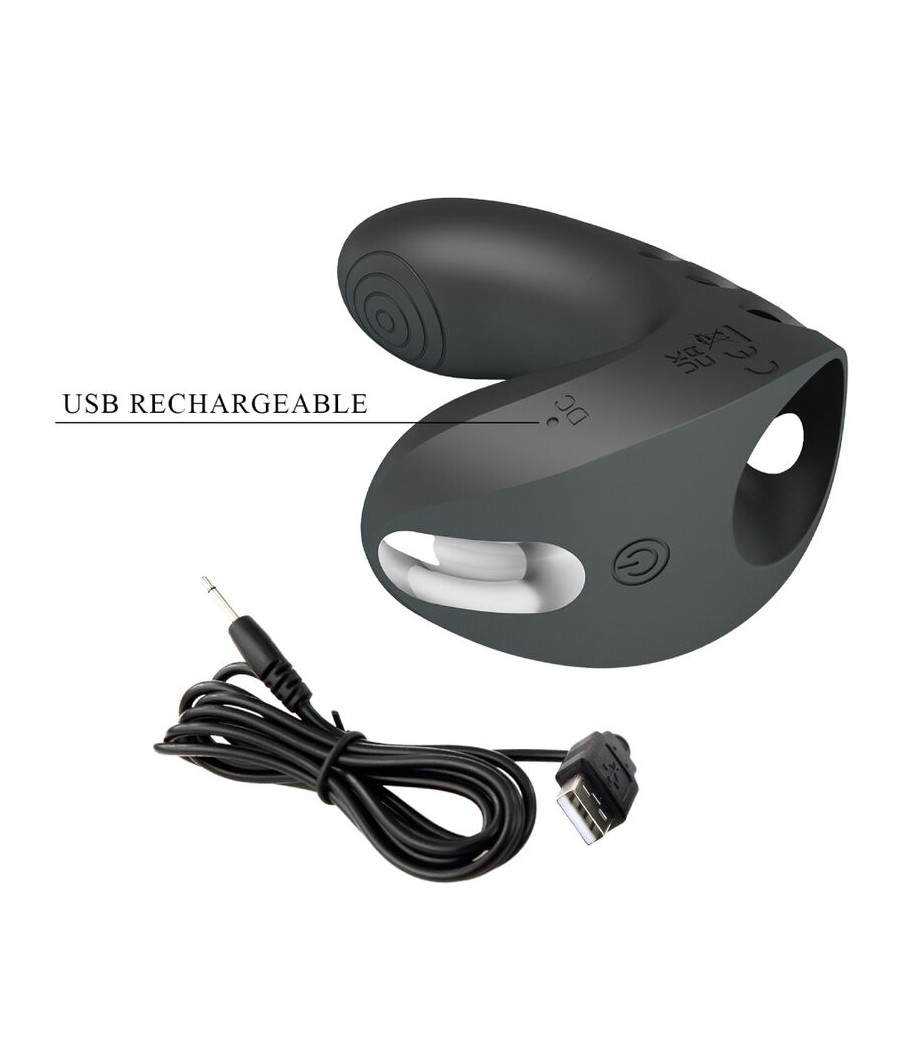 PRETTY LOVE - VIBRATEUR DOIGT CAMELIA 7 VIBRATIONS NOIR