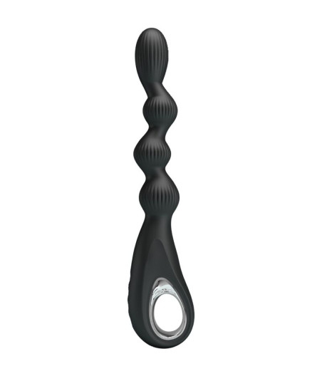 PRETTY LOVE - FEDERER VIBRADOR ANAL 12 VIBRAÇÕES PRETO
