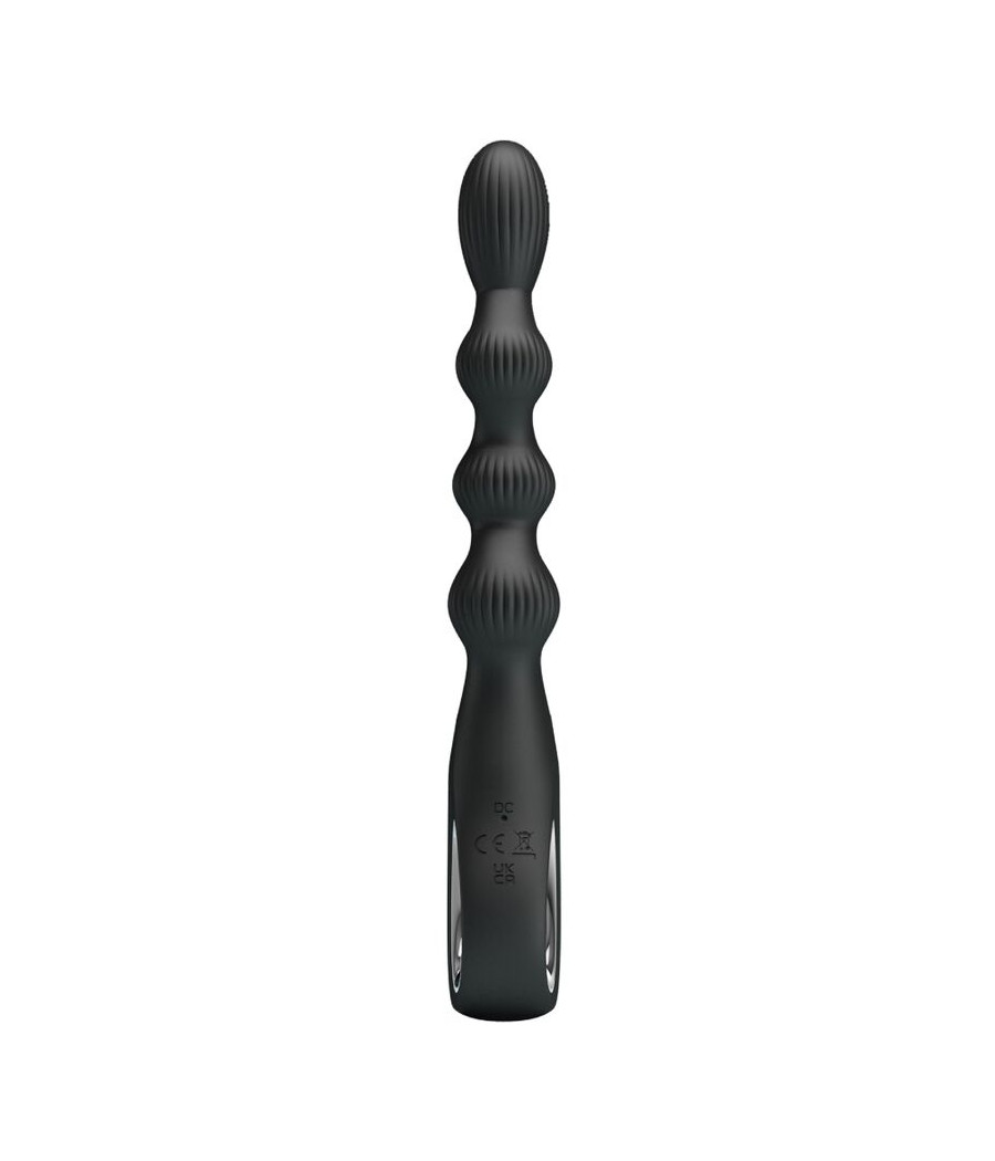 PRETTY LOVE - FEDERER VIBRADOR ANAL 12 VIBRAÇÕES PRETO