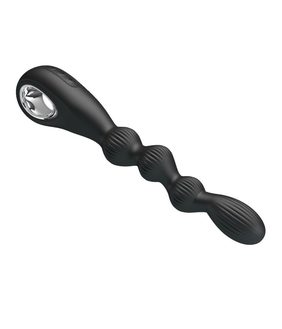 PRETTY LOVE - FEDERER VIBRADOR ANAL 12 VIBRAÇÕES PRETO