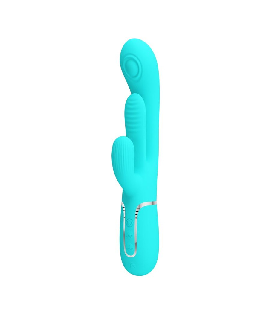 PRETTY LOVE - SHANIA TRIPLE VIBRADOR RABBIT MULTIFUNCIÓN 3 EN 1