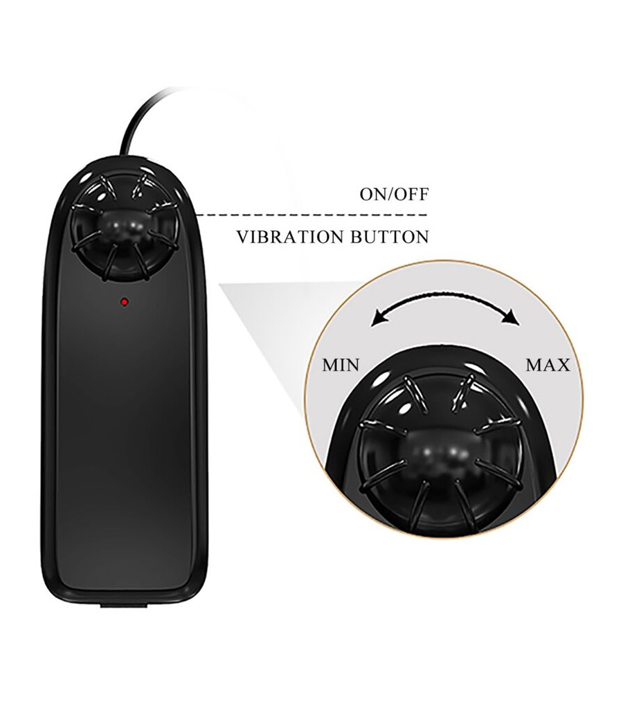 BAILE - BAHAMUT VIBRATORE REALISTICO 21,8 CM CARNE TELECOMANDO