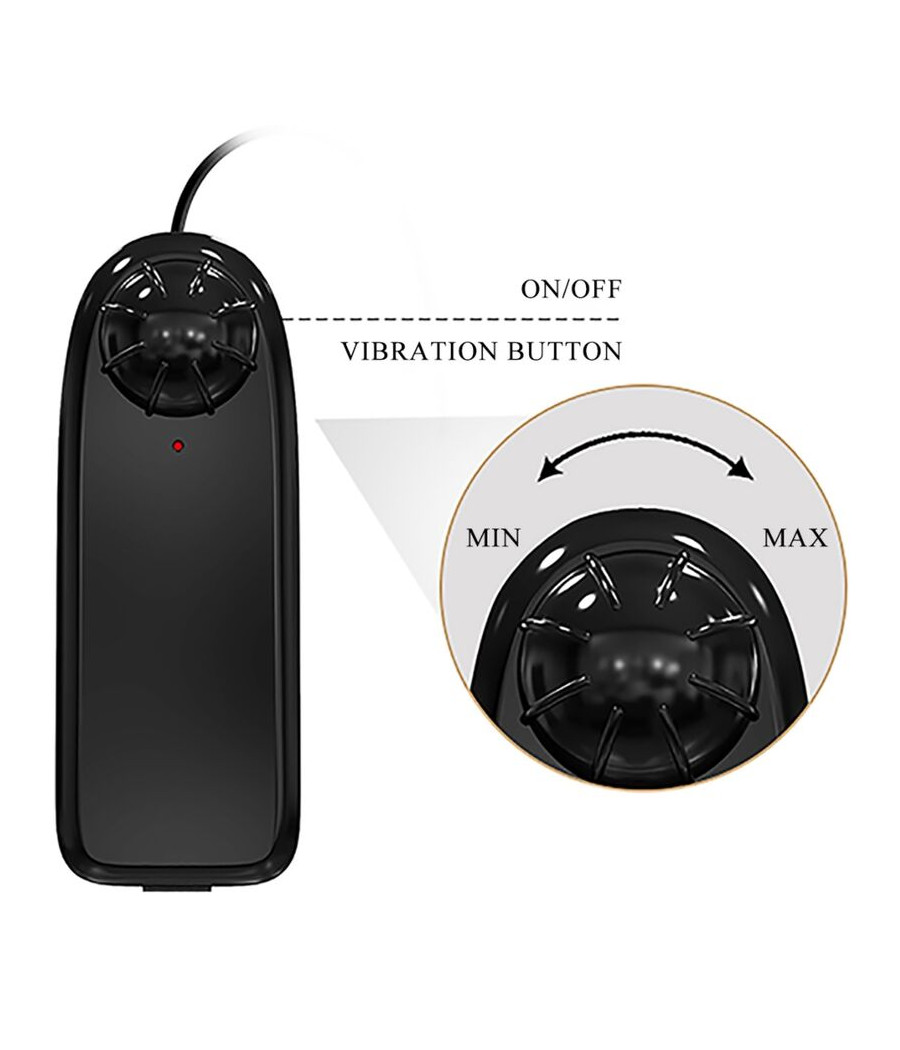 BAILE - CATOBLEPAS REALISTIC VIBRATOR 20.6 CM FLESH REMOTE CONTROL
