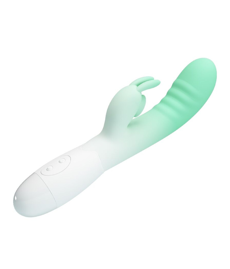 PRETTY LOVE - VIBRATORE CONIGLIO CERBERUS 3O VIBRAZIONI VERDE