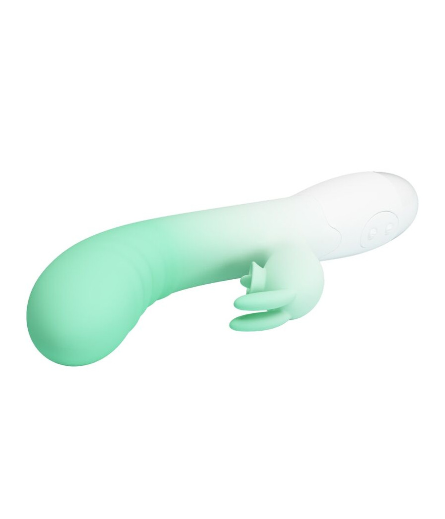 PRETTY LOVE - VIBRATORE CONIGLIO CERBERUS 3O VIBRAZIONI VERDE