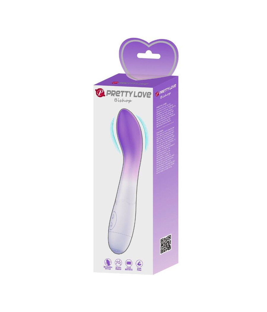 PRETTY LOVE - BISHOP VIBRADOR PUNTO G 30 VIBRACIONES MORADO