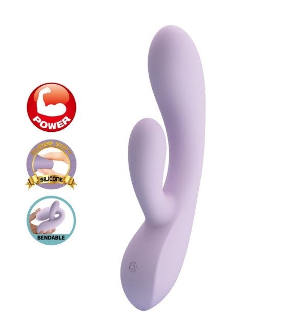 PRETTY LOVE - ROSOLYN RABBIT VIBRATOR 10 VIBRATIONS PURPLE