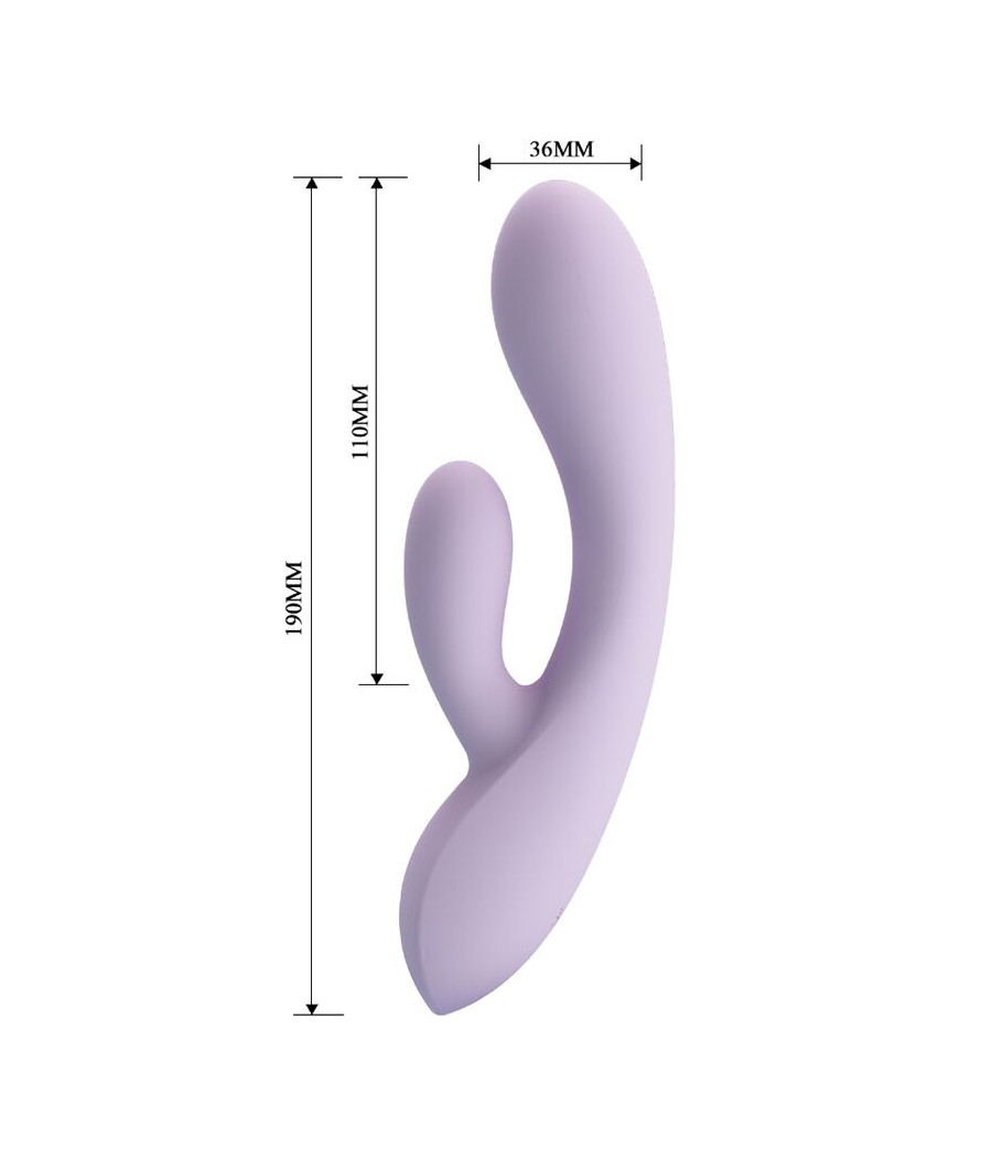 PRETTY LOVE - VIBRATORE CONIGLIO ROSOLYN 10 VIBRAZIONI VIOLA
