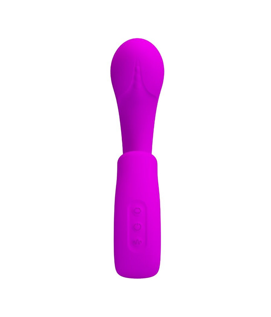 PRETTY LOVE - SIBEL VIBRATEUR POINT G + STIMULATEUR CLITORIS SIBEL 10 VIBRATIONS VIOLET